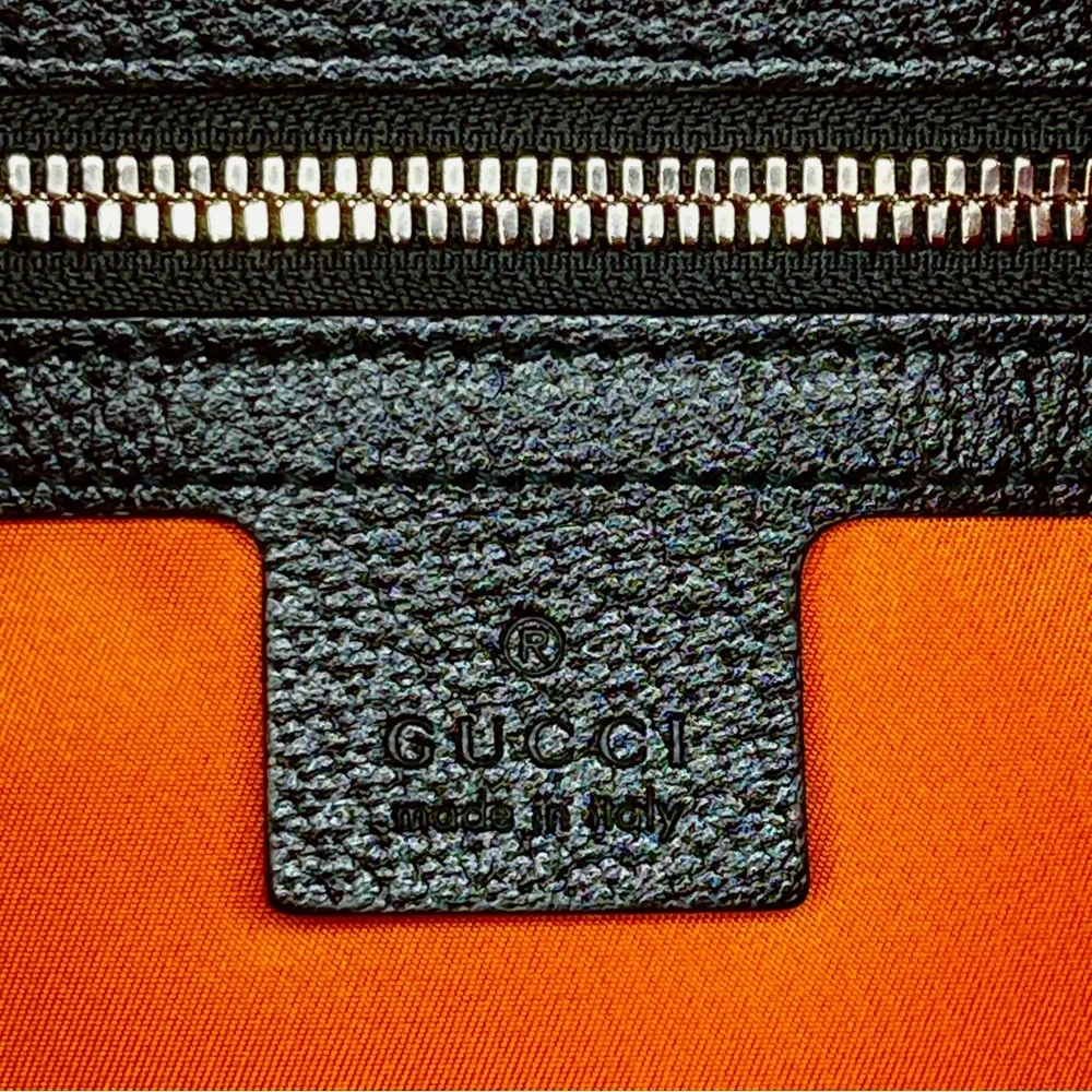 GUCCI Off The Grid Backpack Econyl Orange GG Logo Sustainable Rucksack Luxurious - Picture 13 of 16